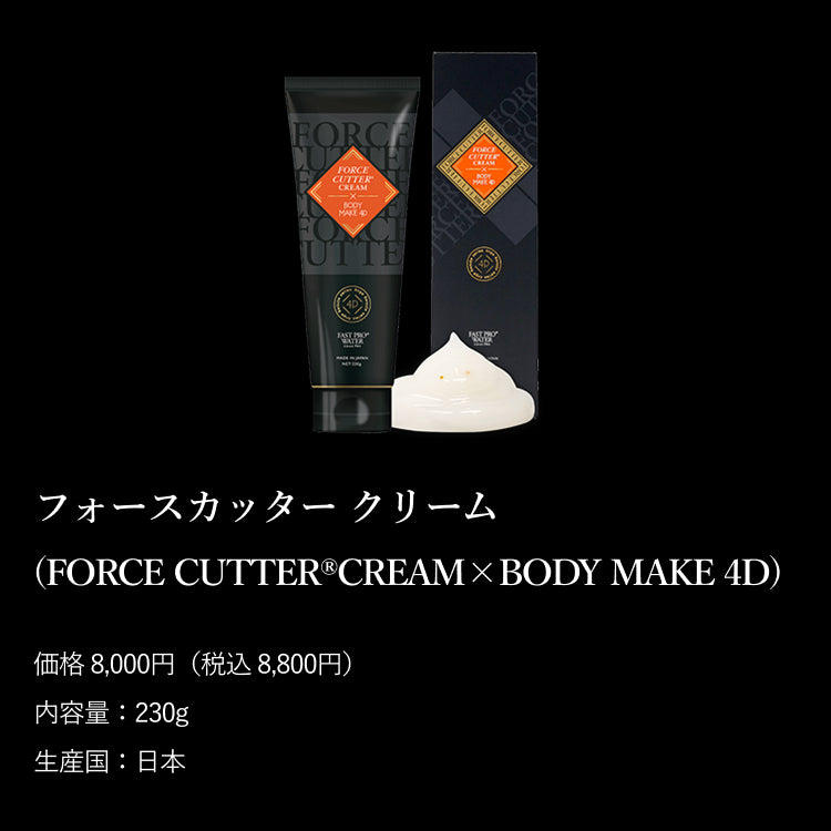 フォースカッタークリーム　BODY MAKE 4D
