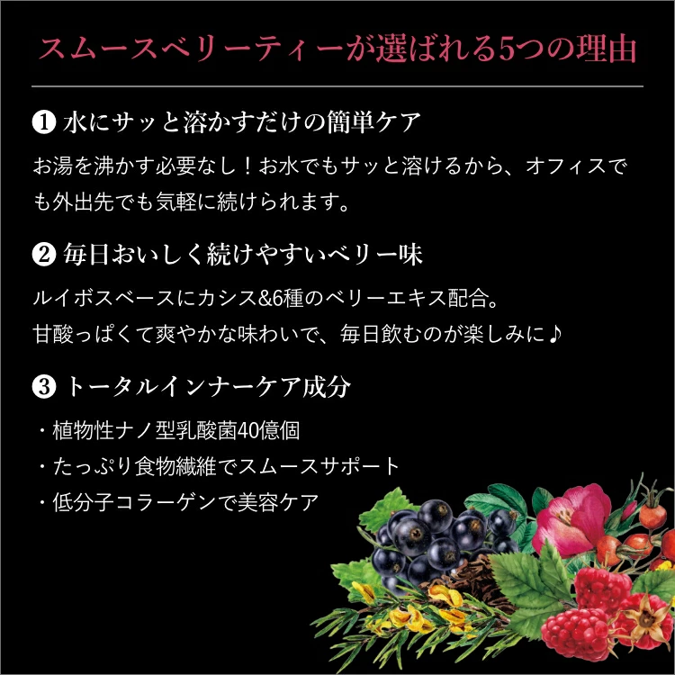 ＜ＢＯＸ＞スムースベリーティー(７包_F)