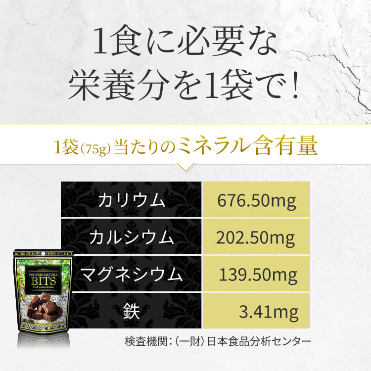 プロテインナチュラビッツ（黒ごまきな粉）