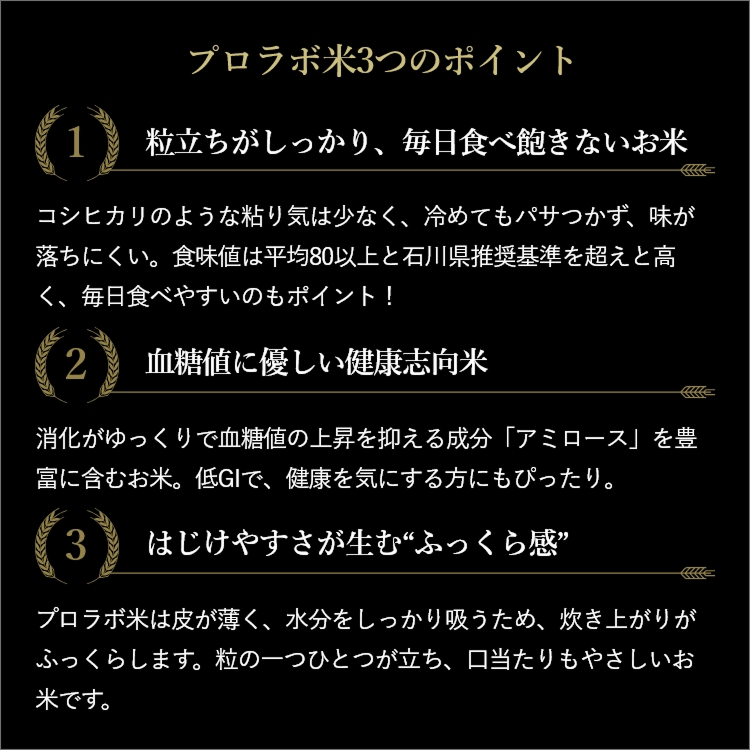 プロラボ米3袋セット（白米1㎏×3）