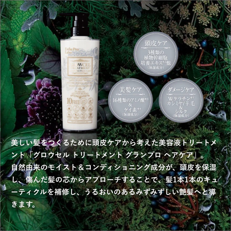 グロウセル シャンプー＆トリートメントセット グランプロ ヘアケア